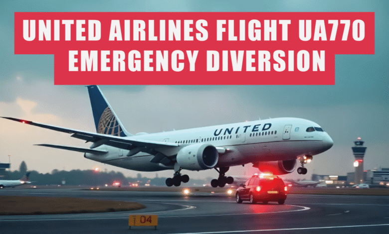 united airlines flight ua770 emergency diversion
