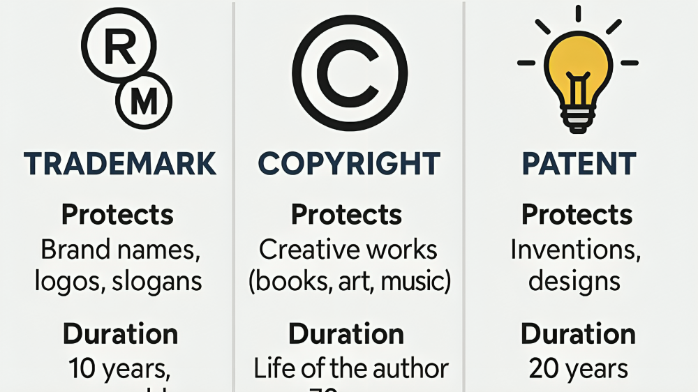 Trademark vs Copyright