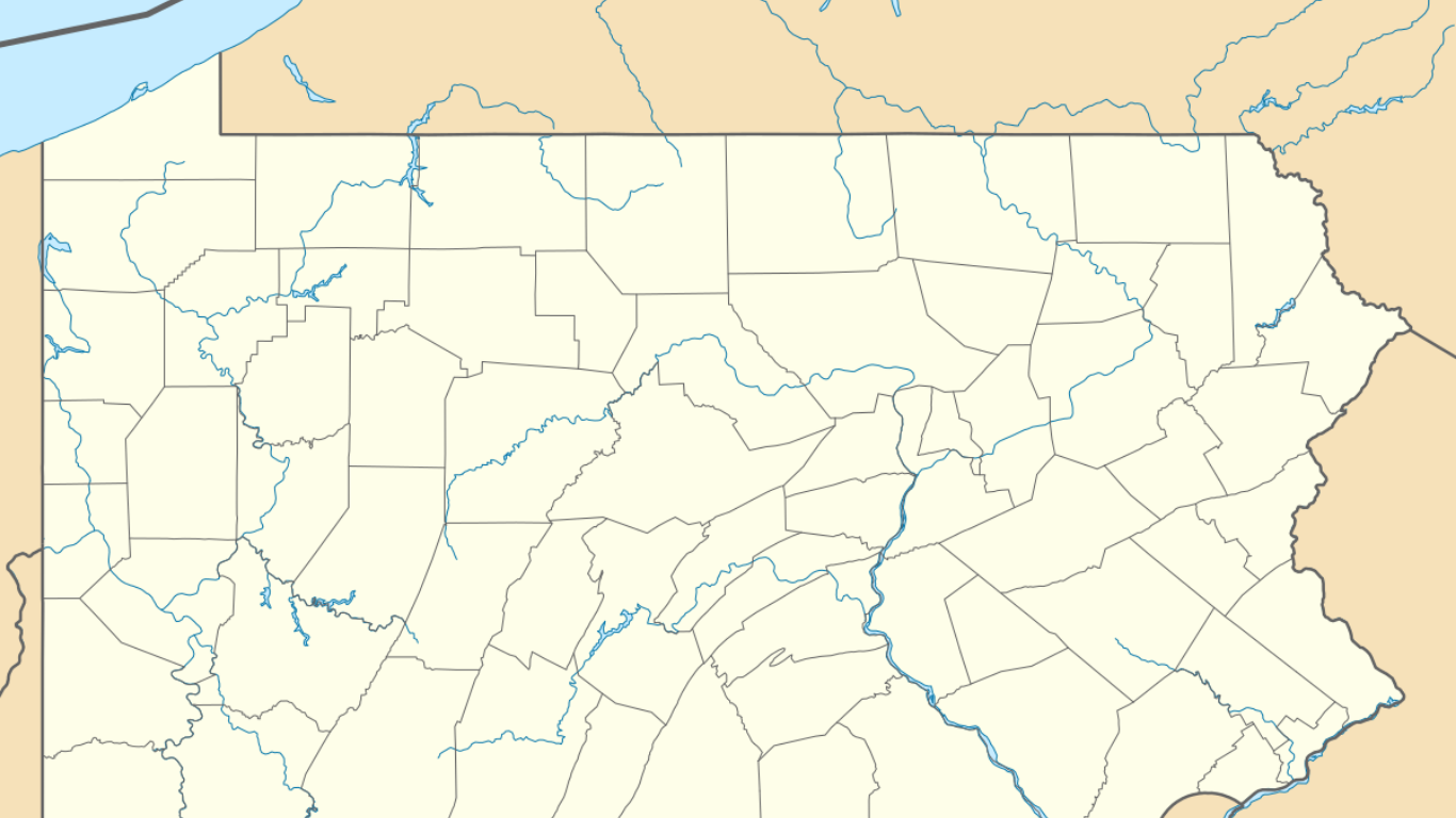 Map of Pennsylvania