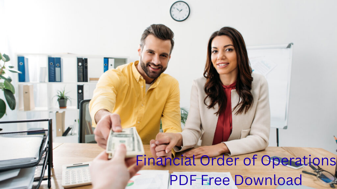 Financial Order of Operations PDF Free Download